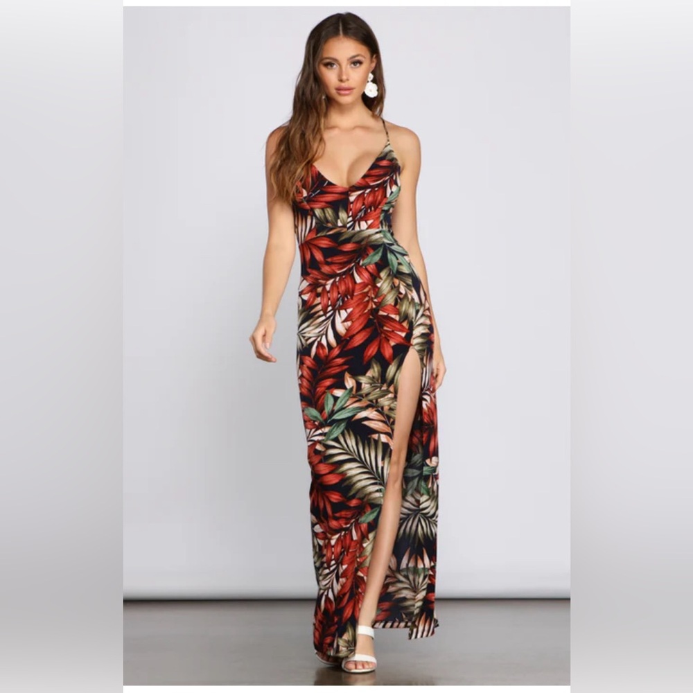 Windsor Floral Maxi Dress with Slit